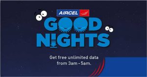 Aircel Free Internet Trick - Get Unlimited Data In night Offer (3am to 5am)