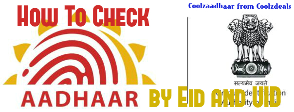 How To Check Aadhaar Card Status by Eid and UID