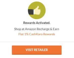 (Loot Lo) Get Free Recharge of Rs.100 from Amazon & Cashkaro
