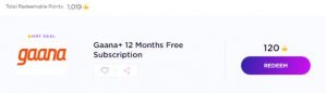 (Loot Lo) Get Gaana+ Premium Subscription Free | All Users