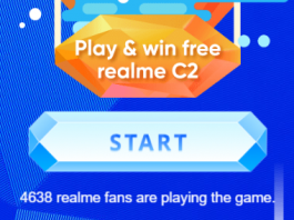 Get Free Realme C2 from "Catch the Diamonds" Game