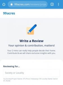 99acres Write Review Earn Free Paytm Cash