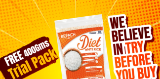 FREE Sample Of Befach Diabetes Rice: Claim 400gm Healthy Rice Free | Shipping Only