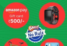 Bingo No Rulz Challenge Offer – Play Games & Win FREE ₹500 Amazon, Smart Watch, Cycle etc.