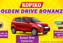Kopiko Golden Drive Bonanza: Assured up to ₹200, Gold, Car with Each Kopiko Candy Jar